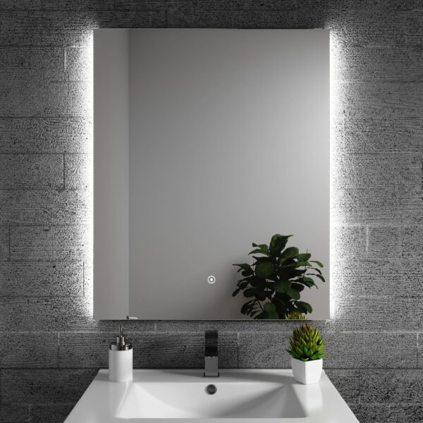 Espejo rectangular retroiluminado para baño 033